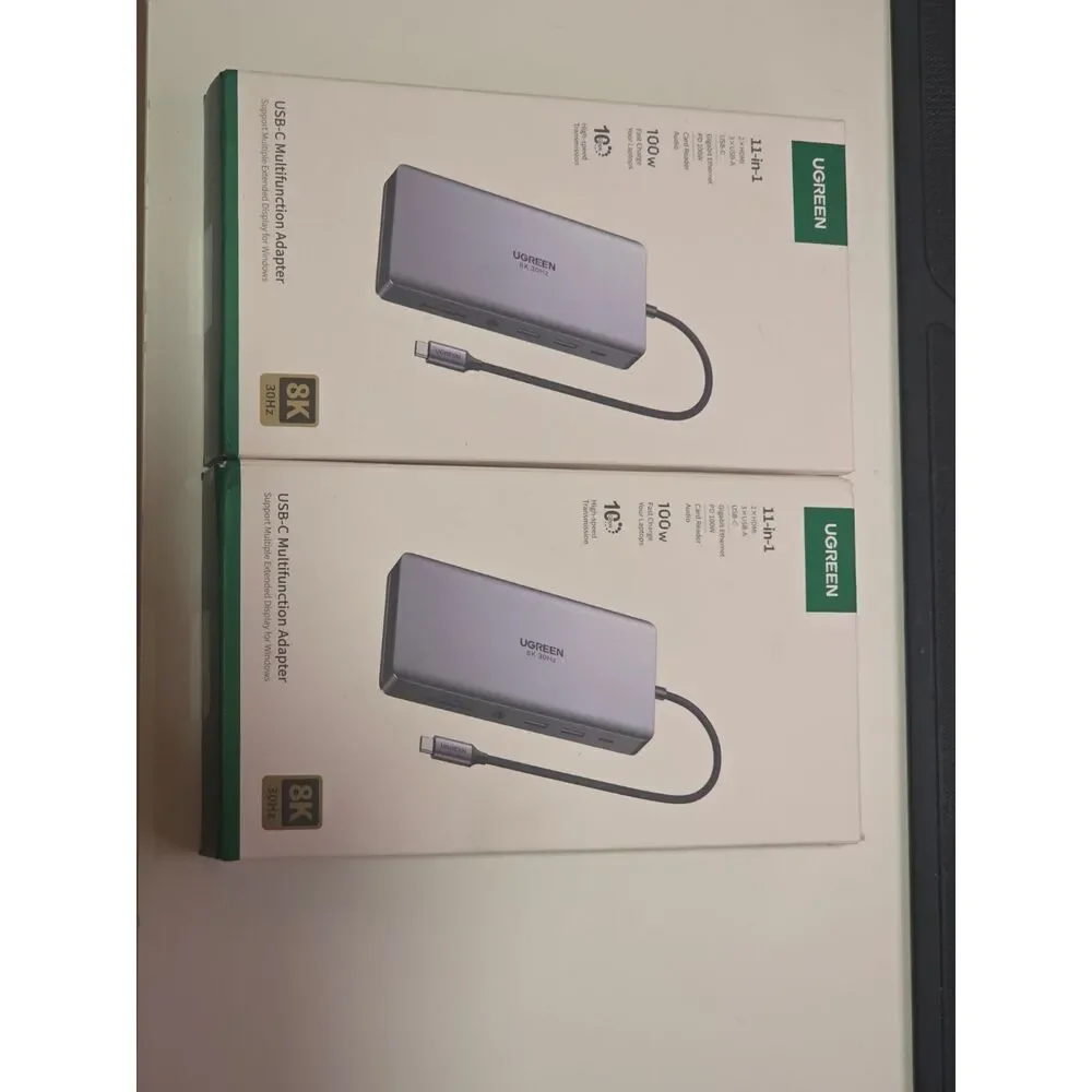 UGREEN 11-in-1 USB-C Multifunction Adapter — 2-Pack — Brand New, Never Opened